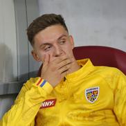 Louis Munteanu s-a accidentat la încălzire înainte de România - Canada / Foto: Ionuț Iordache GSP