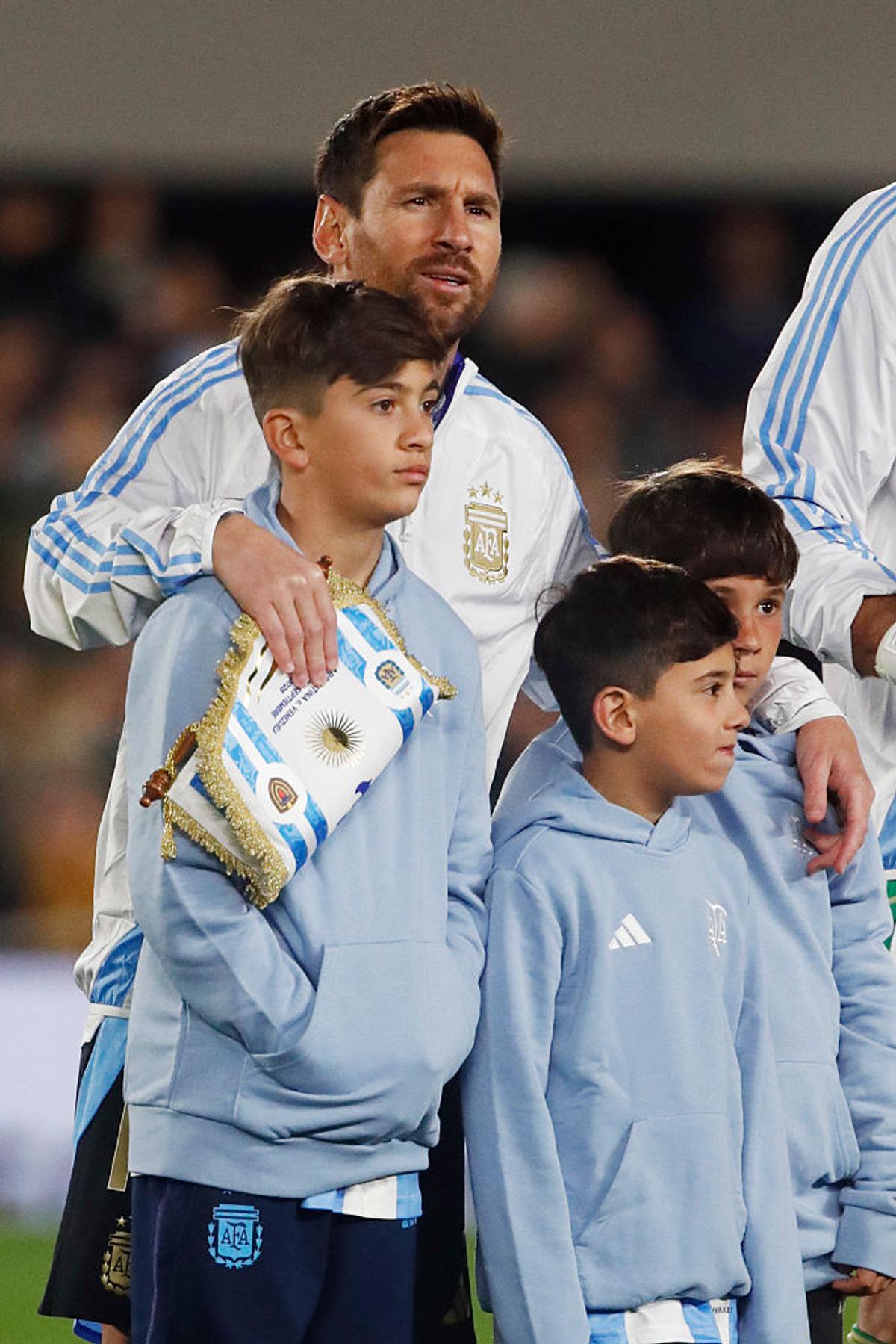 Lionel Messi a izbucnit în lacrimi înainte de Argentina - Venezuela