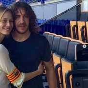 Vanesa Lorenzo și Carles Puyol