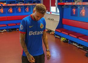 Direct din vestiarul FCSB, Denis Drăguș a scris un mesaj pentru fani la miezul nopții