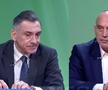 Ilie Dumitrescu (stânga) și Florin Prunea (dreapta), în studioul Digi Sport