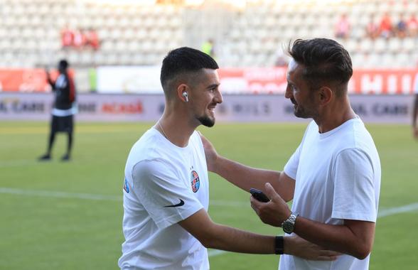 Imagini tari înainte de Dinamo - FCSB » „Gașca” lui Crețu la revenirea în lot + cu cine s-a întreținut nou-venitul Korenica