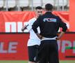 Korenica și Radunovic, înainte de meciul cu Dinamo/ foto Ionuț Iordache (GSP)
