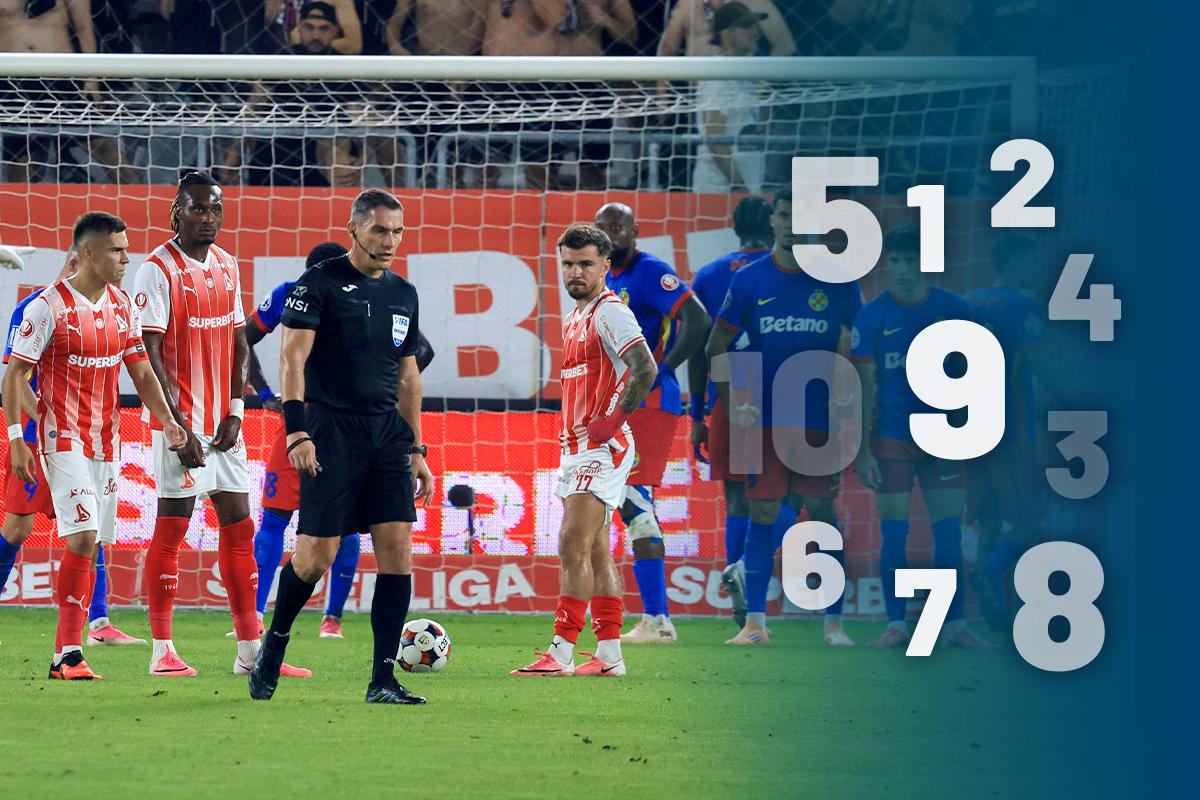 Note GSP la Dinamo - FCSB: dinamovistul care a primit 9, cât a luat Korenica la debut și nota rușinoasă a lui Istvan Kovacs