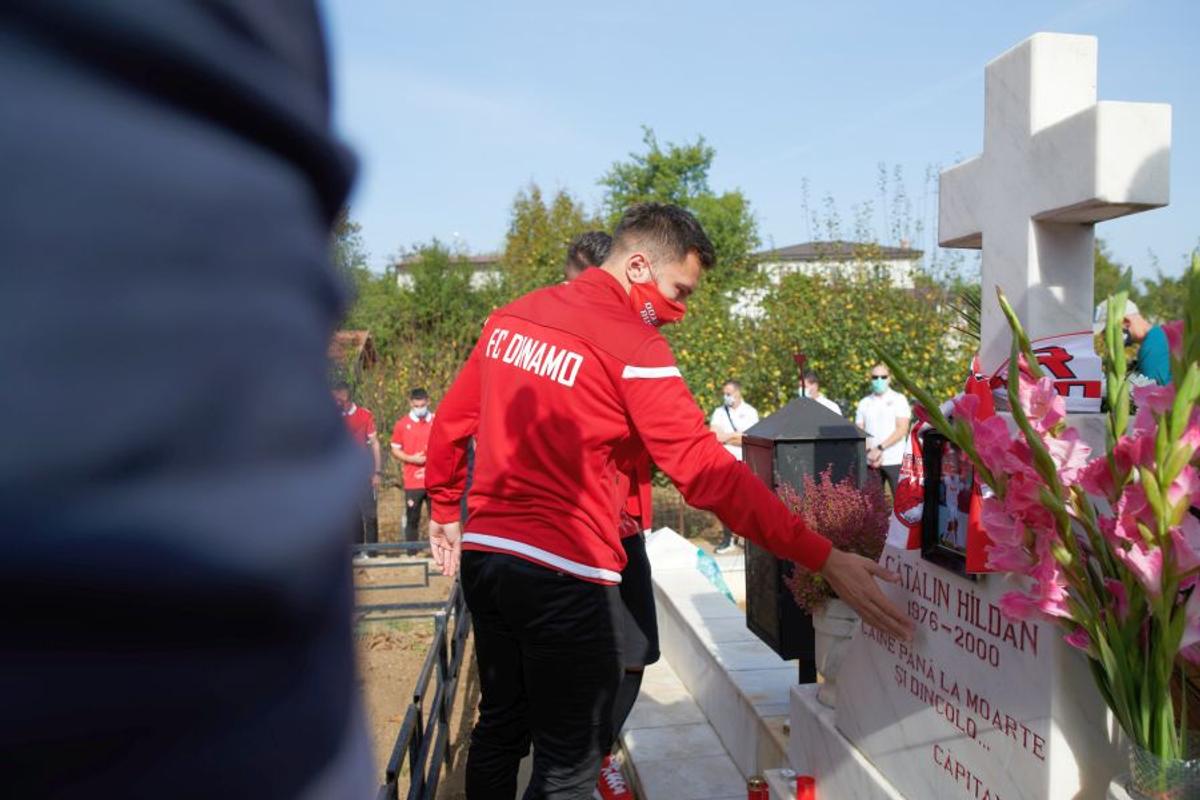 Cosmin Contra și jucătorii lui Dinamo au mers la mormântul lui Cătălin Hîldan