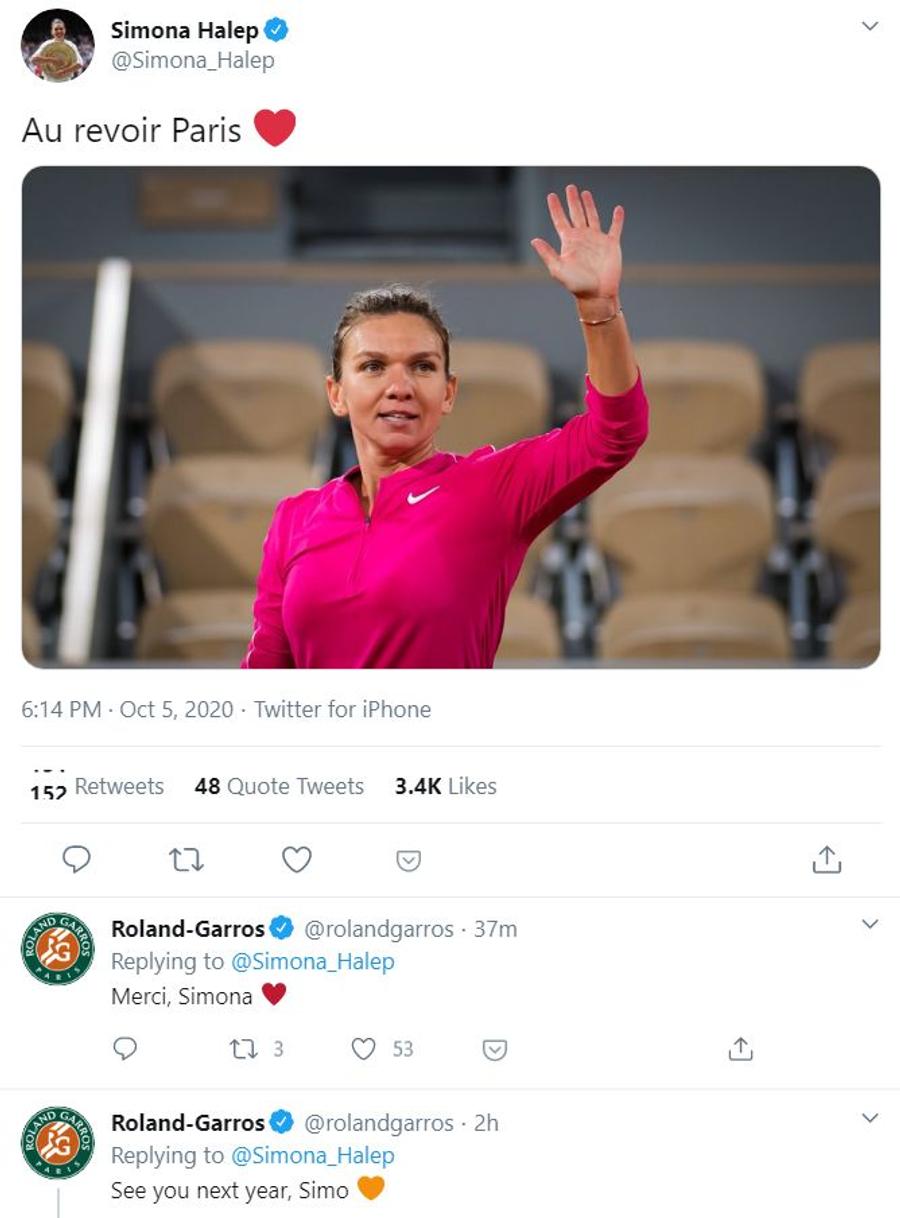Simona Halep a revenit acasă după eliminarea de la Roland Garros: „Nu am să fac o dramă din asta” » Ce spune de Australian Open