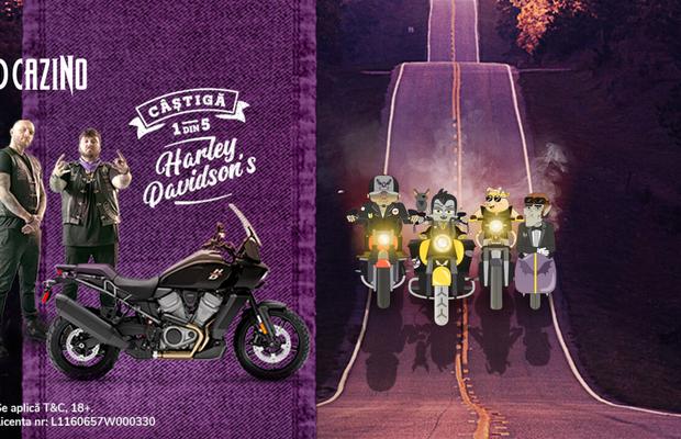 Vlad Cazino lansează o provocare în premieră: 5 Motociclete Harley Davidson și sute de alte premii în noua campanie de toamnă