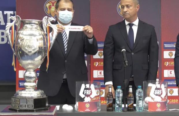 S-au tras la sorți „optimile” Cupei: FCSB întâlnește una dintre cele mai în formă echipe din Liga 1