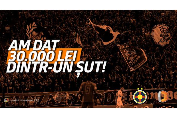 Cum a reusit un fan roș-albastru să câștige 30.000 lei la meciul favoriților
