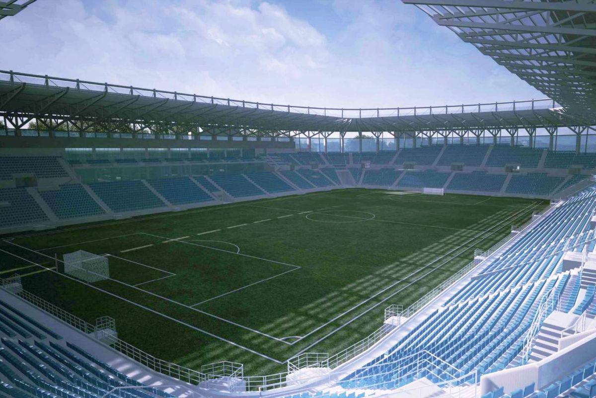 Încă un OZN alb-albastru în Liga 1: „Orașul merită din plin acest stadion!” » Au apărut primele imagini cu viitoarea arenă