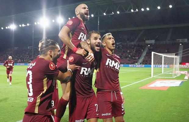 CFR Cluj - Sepsi 3-0 » Au trecut „restanța”! Prestație entuziasmantă pentru „feroviari”, care sunt la 1 punct de liderul FCSB