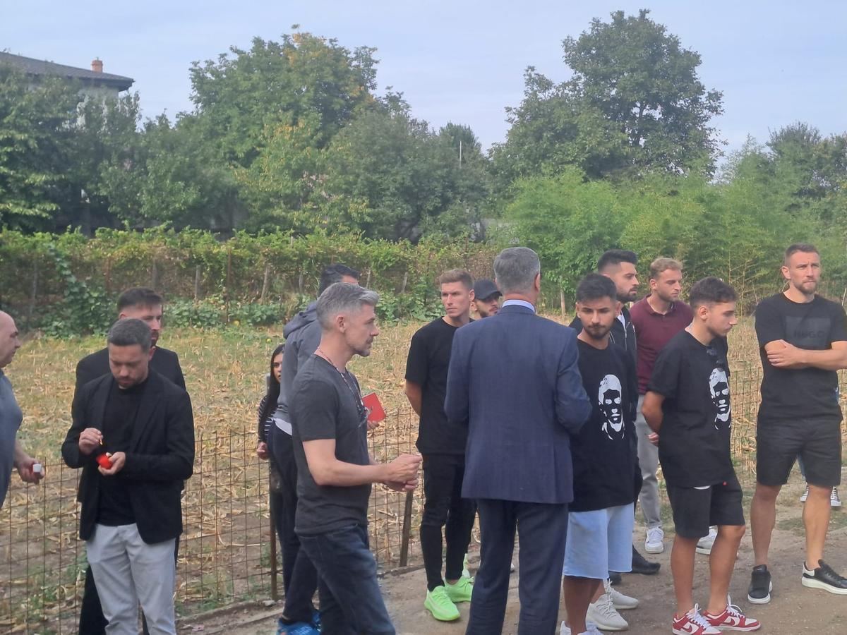 Jucătorii lui Dinamo, la mormântul lui Cătălin Hîldan