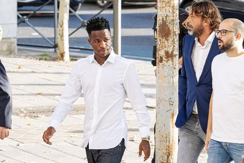 Vinicius Junior, în drumul spre Tribunal // foto: Imago Images