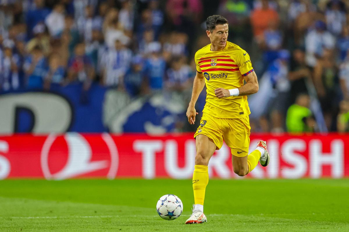 Robert Lewandowski s-a accidentat în Porto - Barcelona
