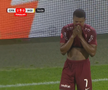 A intrat ambulanța pe teren la CFR Cluj - Poli Iași