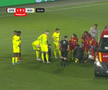 A intrat ambulanța pe teren la CFR Cluj - Poli Iași