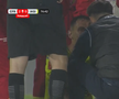 A intrat ambulanța pe teren la CFR Cluj - Poli Iași