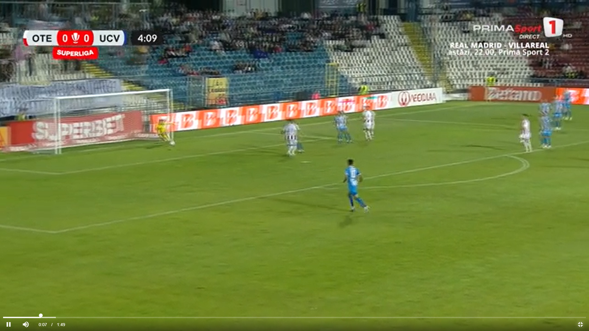 Ilie Dumitrescu, lăsat mască de faza din Superliga: „De Champions League”