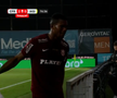 A intrat ambulanța pe teren la CFR Cluj - Poli Iași