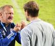 Dorinel Munteanu s-a contrat chiar și cu team managerul Cristian Sîrghi în meciul Oțelul - Universitatea Craiova // FOTO: Ionuț Iordache (GSP)