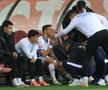 Mihnea Rădulescu s-a accidentat în FCSB - Universitatea Craiova. FOTO. Ionuț Iordache (GSP.ro)