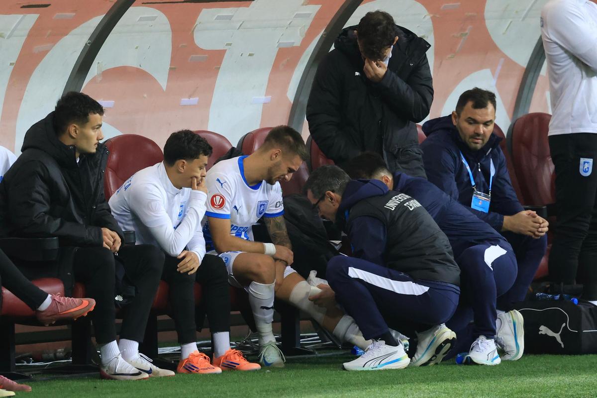 Prim verdict crunt după accidentarea din derby: ruptură de ligament încrucișat