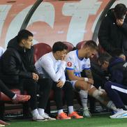 Mihnea Rădulescu s-a accidentat în FCSB - Universitatea Craiova. FOTO. Ionuț Iordache (GSP.ro)