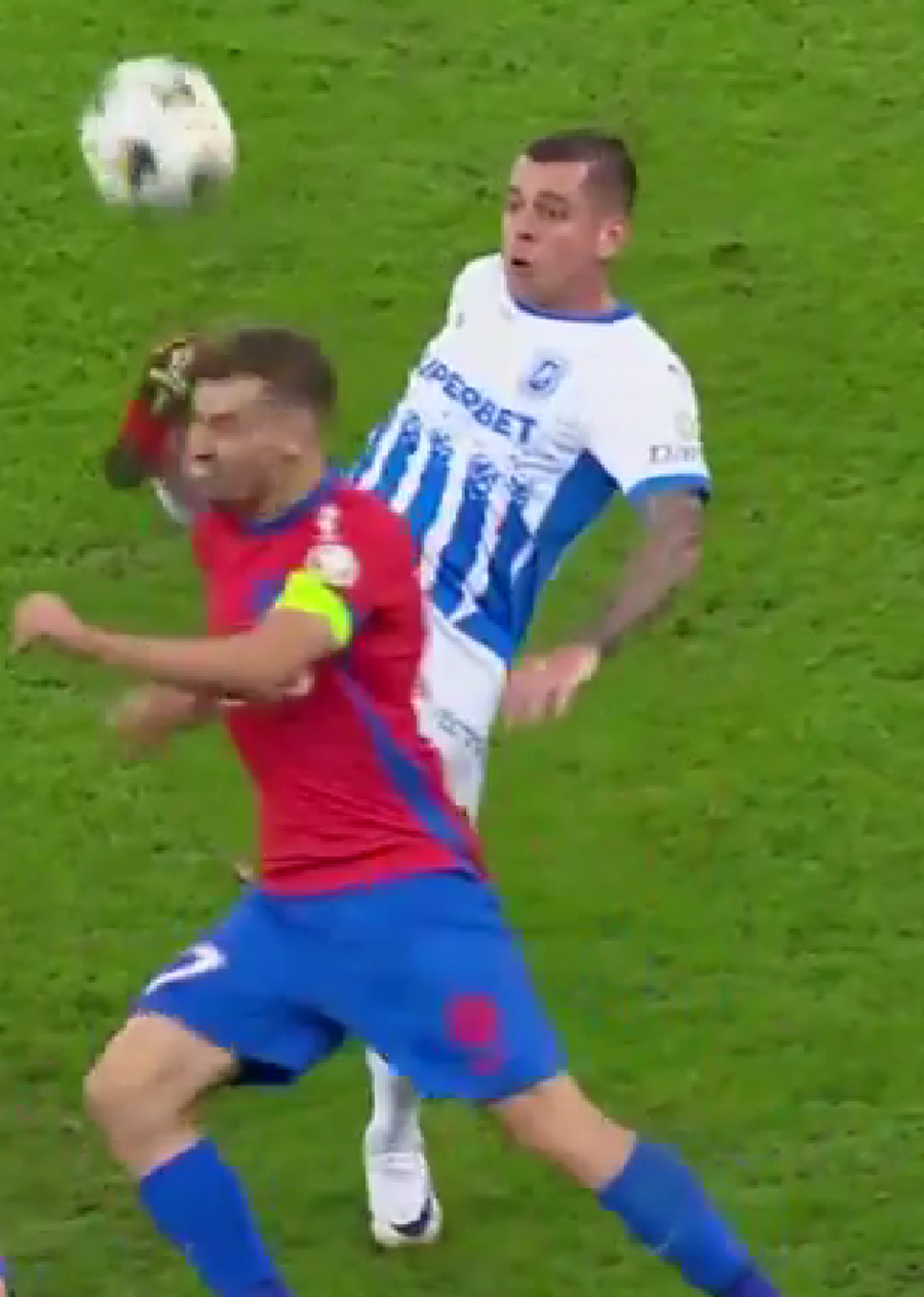 Duelul în urma căruia Cicâldău a fost eliminat FCSB țâșnește spre play-off, Craiova pică de pe primul loc » Derby HAOTIC, condus de la monitorul VAR! Clasamentul ACUM