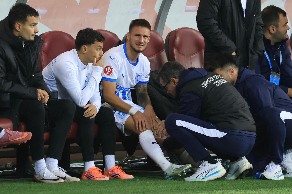 Prim verdict crunt după accidentarea din derby: ruptură de ligament încrucișat