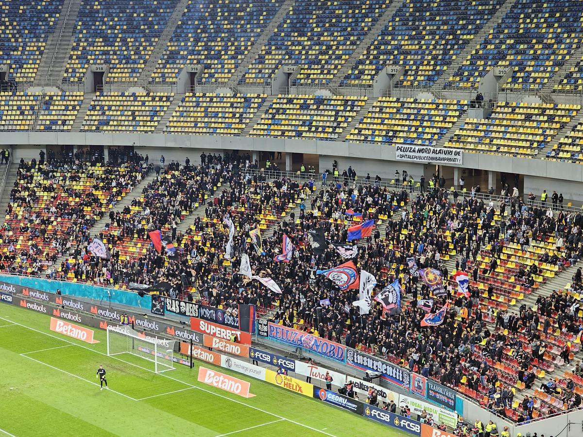FCSB - Craiova, imagini din timpul partidei jucate pe 5 octombrie 2025 // foto: Ionuț Iordache
