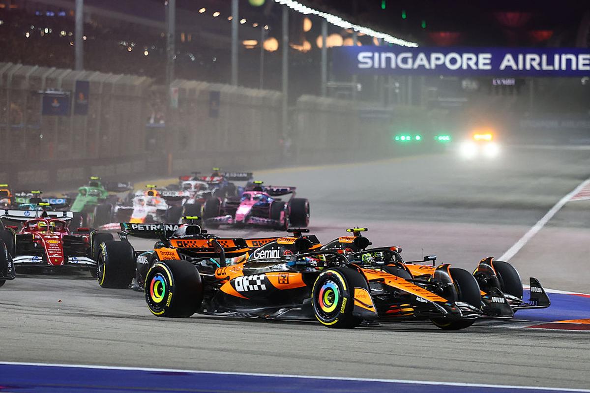 George Russell câștigă inteligent Marele Premiu din Singapore! McLaren este CAMPIOANĂ mondială la constructori