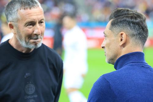 Mihai Stoica și Mirel Rădoi, la FCSB - Craiova/ foto: Ionuț Iordache (GSP)