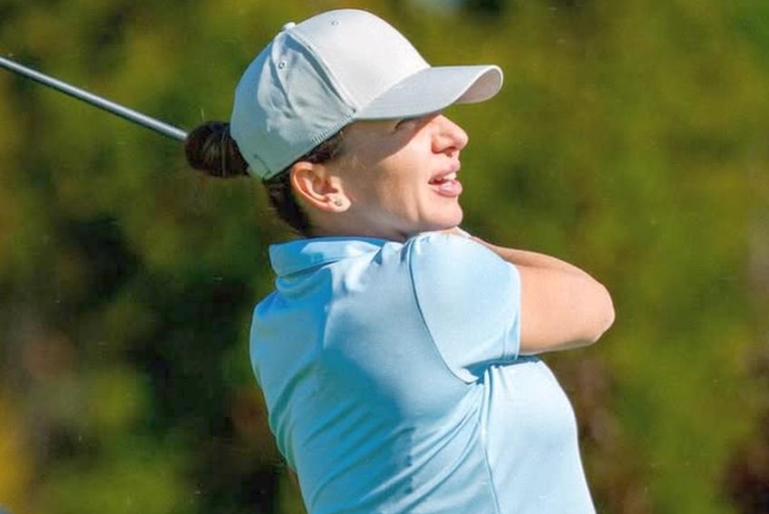 Simona Halep s-a apucat de golf, după retragerea din tenis / FOTO: Instagram @simonahalep