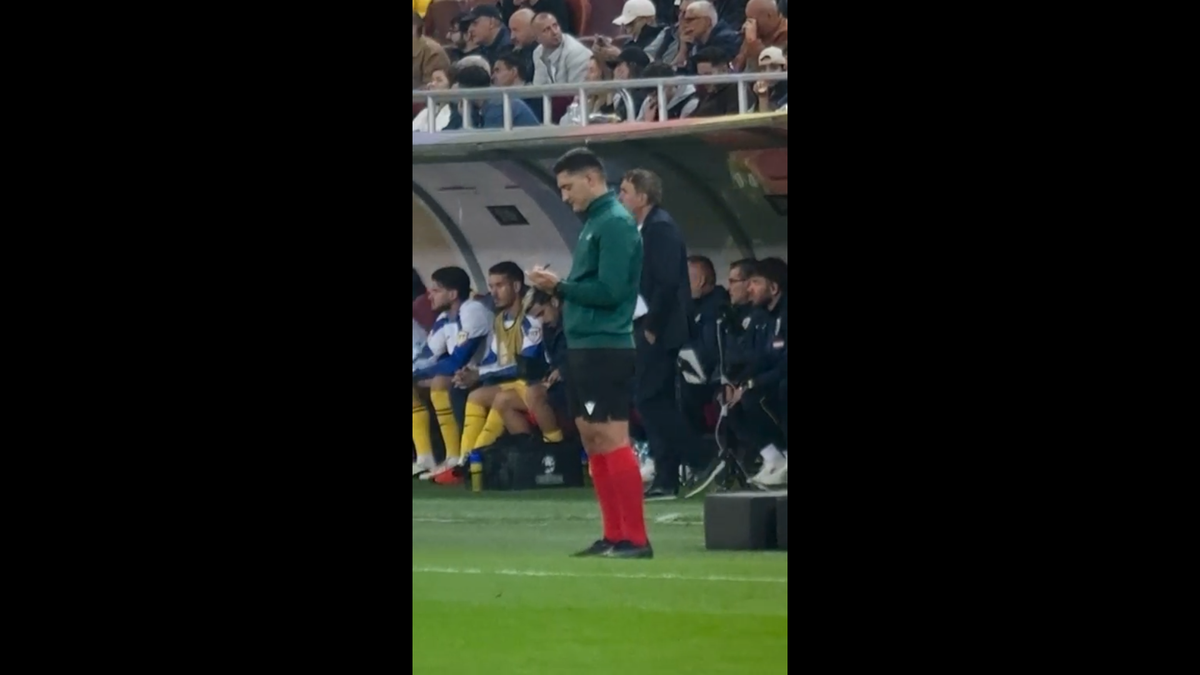 Reacția lui Gică Hagi după golul rapid marcat de Gyokeres pe Arena Națională