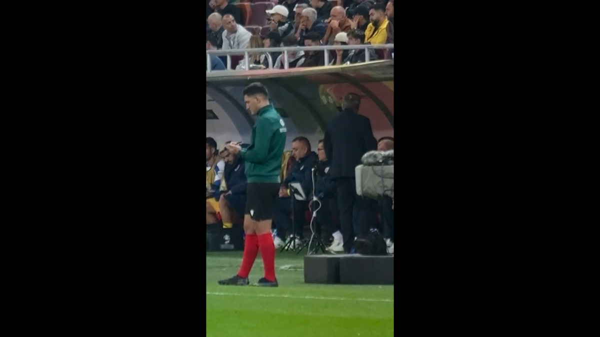 Reacția lui Gică Hagi după golul rapid marcat de Gyokeres pe Arena Națională