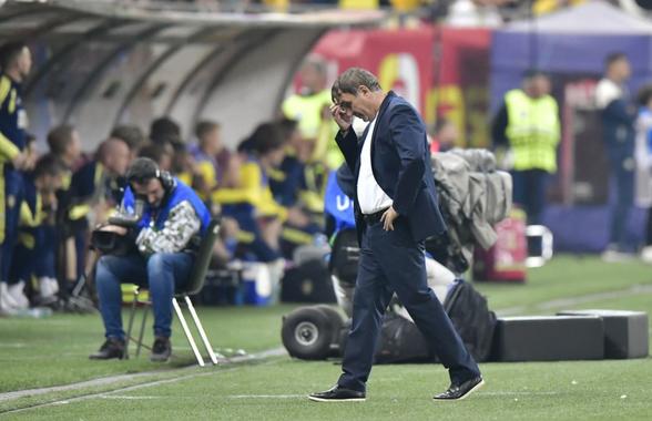 Reacția lui Gică Hagi după golul rapid marcat de Gyokeres pe Arena Națională