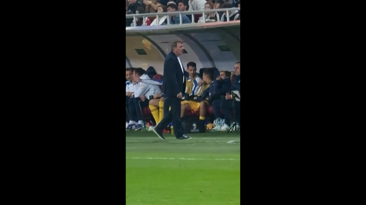 Reacția lui Gică Hagi după golul rapid marcat de Gyokeres pe Arena Națională