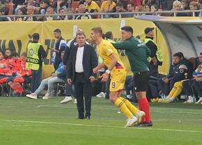 Reacția lui Gică Hagi după golul rapid marcat de Gyokeres pe Arena Națională