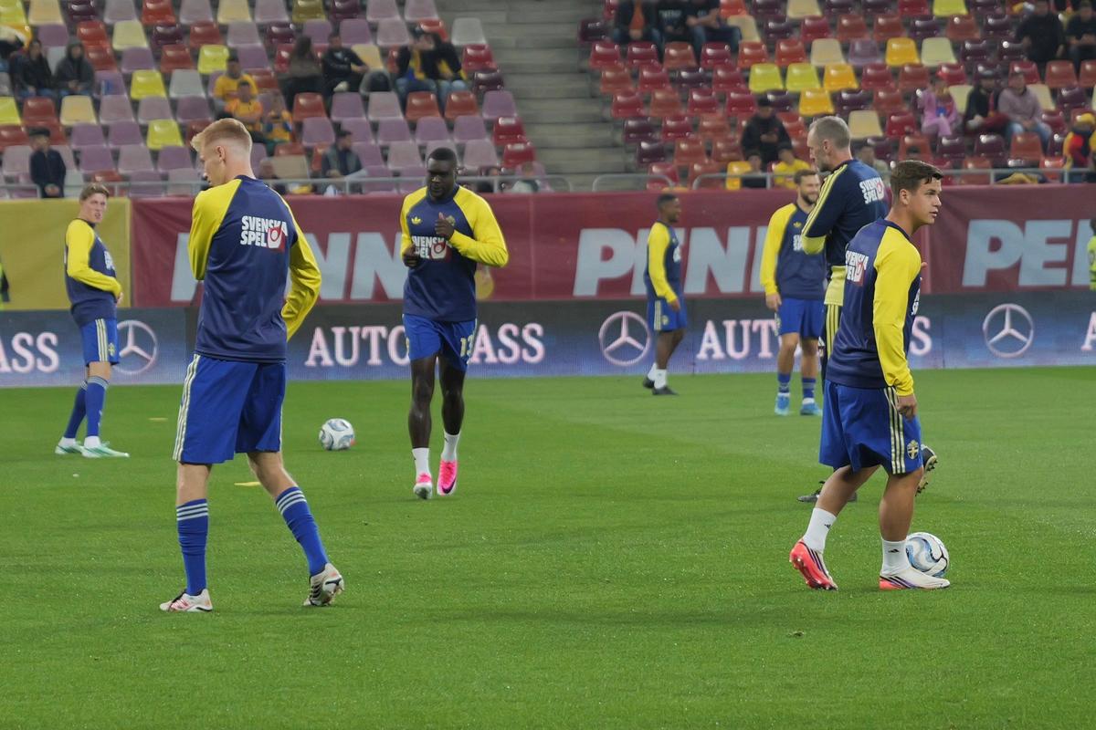 Imagini de la încălzire, la România - Suedia