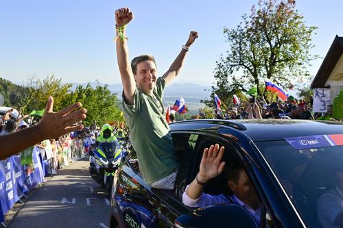 Tadej Pogacar, spectator la Campionatee Europene de șosea 2026 Foto: Imago Images