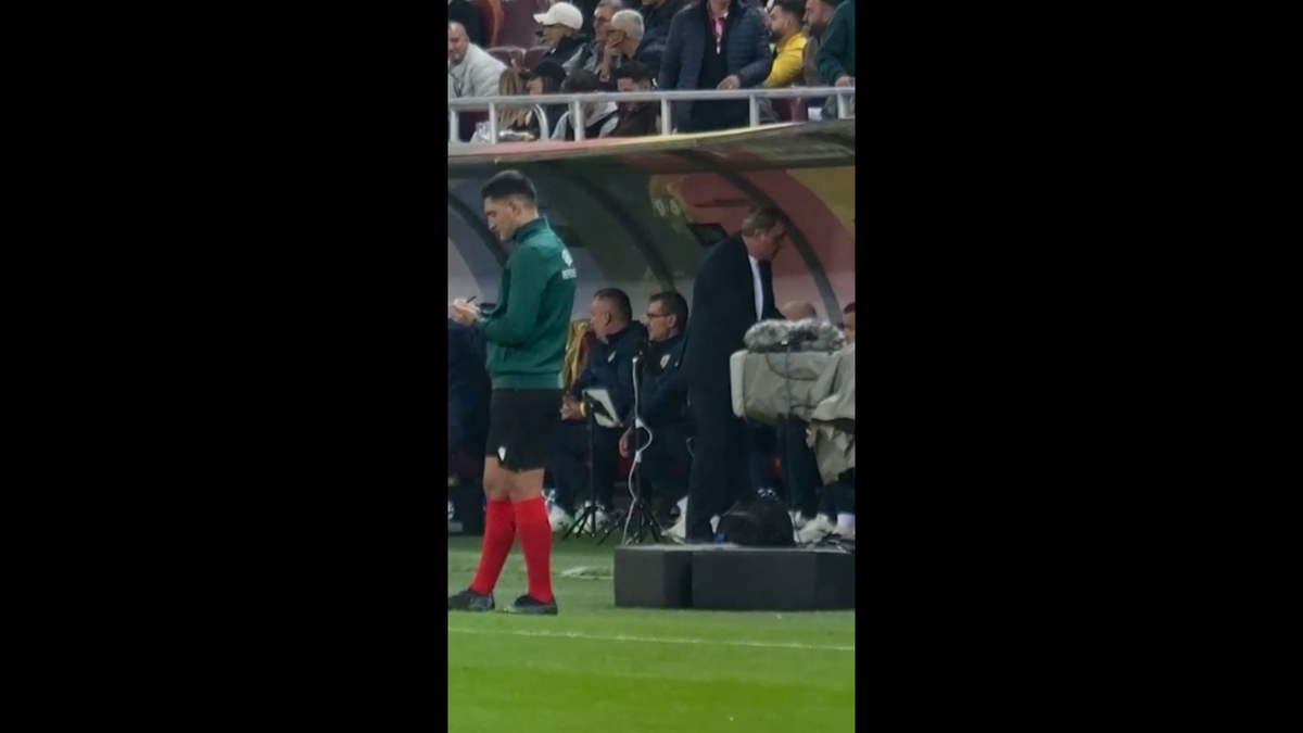 Reacția lui Gică Hagi, după golul marcat de Gyokeres pe Arena Națională