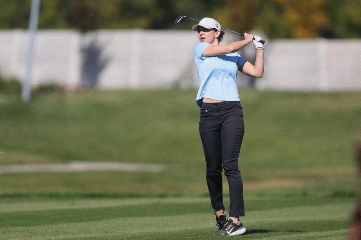 Simona Halep s-a apucat de golf, după retragerea din tenis / FOTO: Instagram @simonahalep