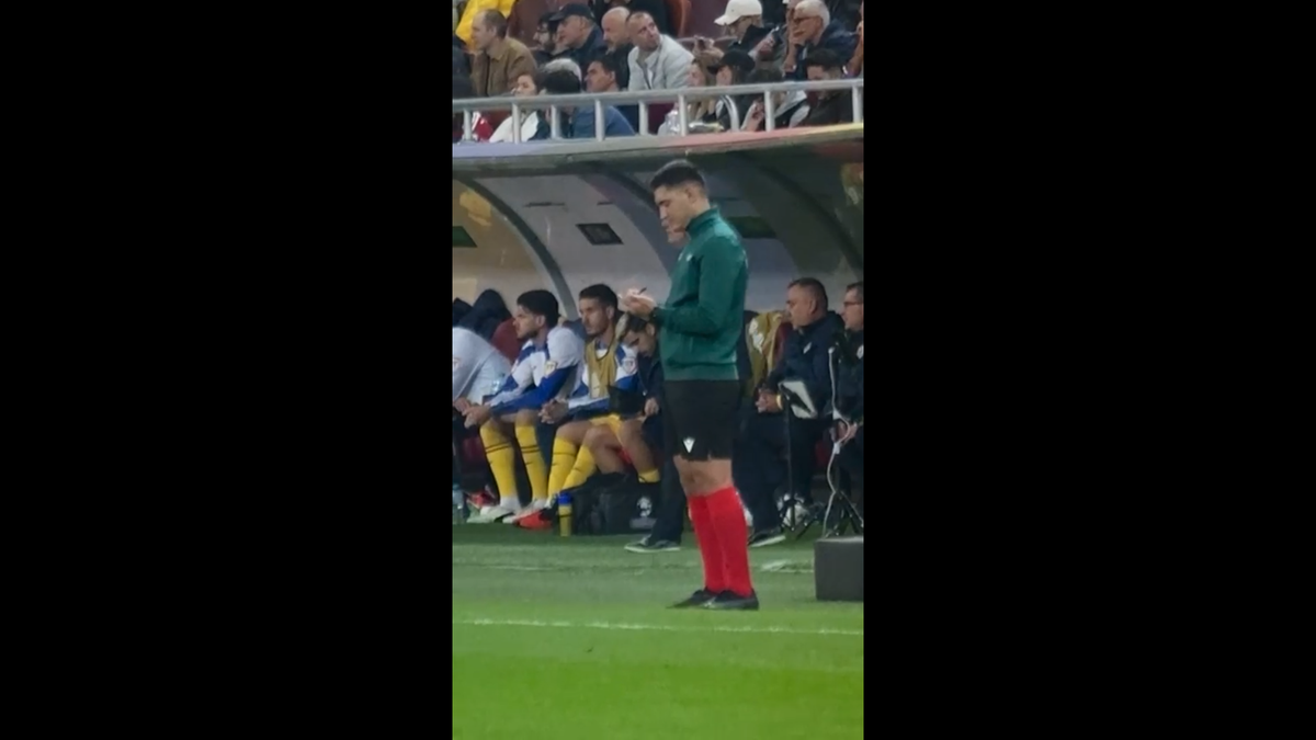Reacția lui Gică Hagi după golul rapid marcat de Gyokeres pe Arena Națională