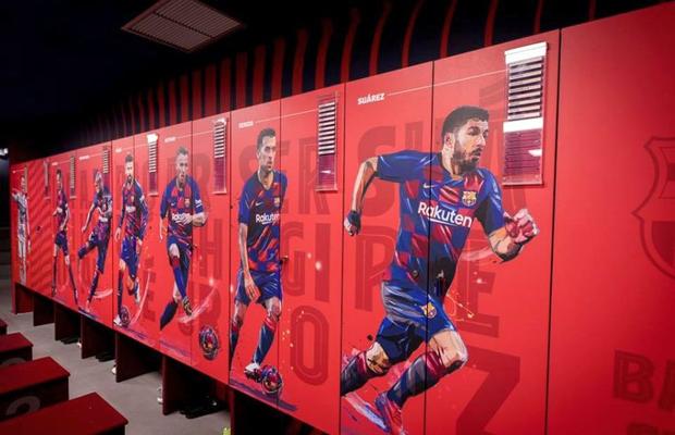 BARCELONA - SLAVIA PRAGA // VIDEO + FOTO Imagini din noul vestiar catalan: Messi și Suarez au dulapuri personalizate