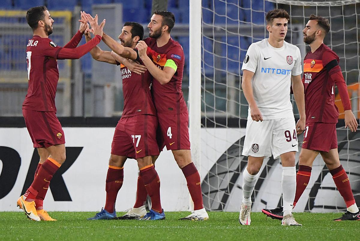AS ROMA - CFR CLUJ 5-0. VIDEO + FOTO Seară de coșmar în Italia! Clasamentul grupei