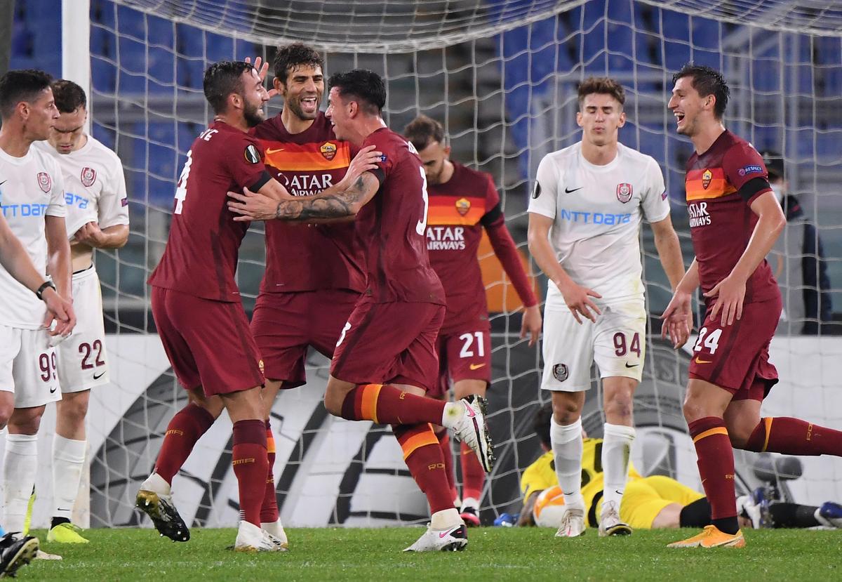 AS ROMA - CFR CLUJ 5-0. VIDEO + FOTO Seară de coșmar în Italia! Clasamentul grupei