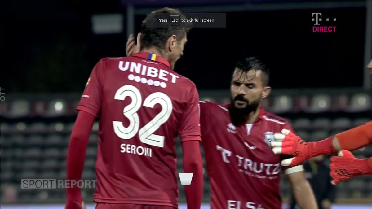 FOTO FC Argeș - FC Botoșani, conflict Papa-Șeroni-Croitoru și schimbare Mateus 05.11.2021