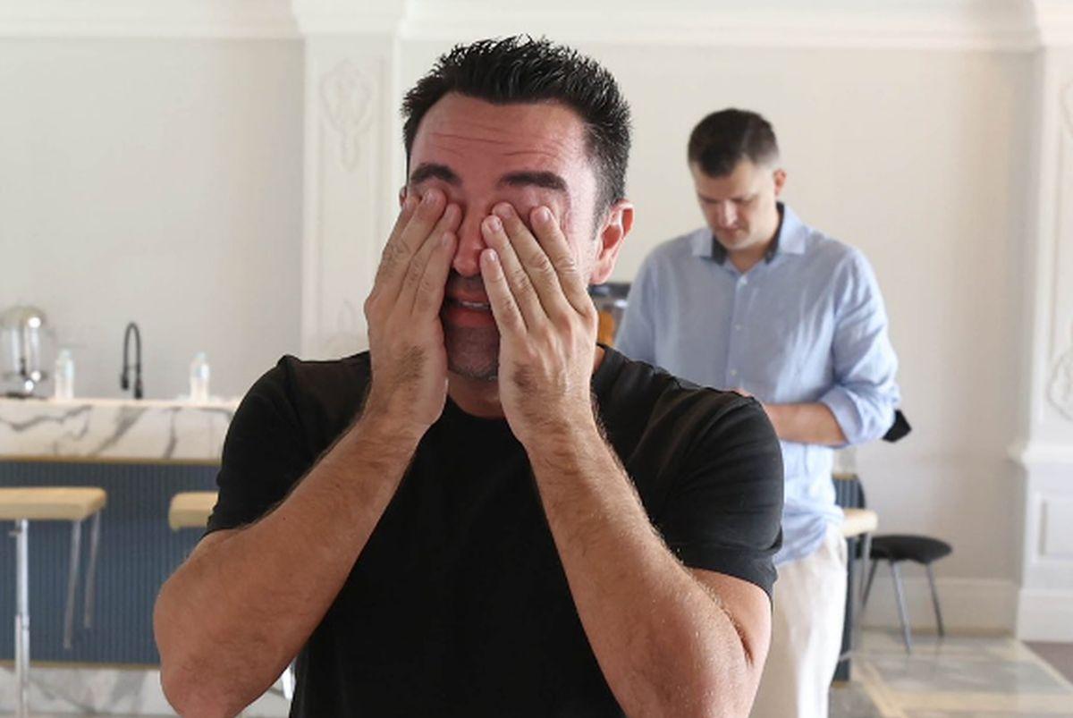 Xavi, în lacrimi! Noul antrenor al Barcelonei nu s-a putut abține