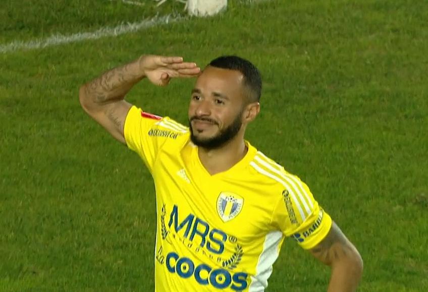 Jair, marcatorul unicului gol / FOTO: Captură @Orange Sport