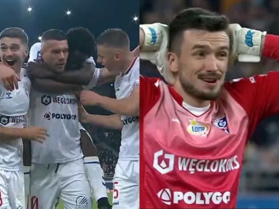 Gol fabulos al lui Podolski, din propriul teren! Reușita i-a lăsat cu gura căscată pe coechipieri